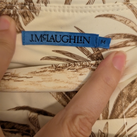 NWT J. McLaughlin Print Catalina Cloth  Pull On Pants - Picture 6 of 9